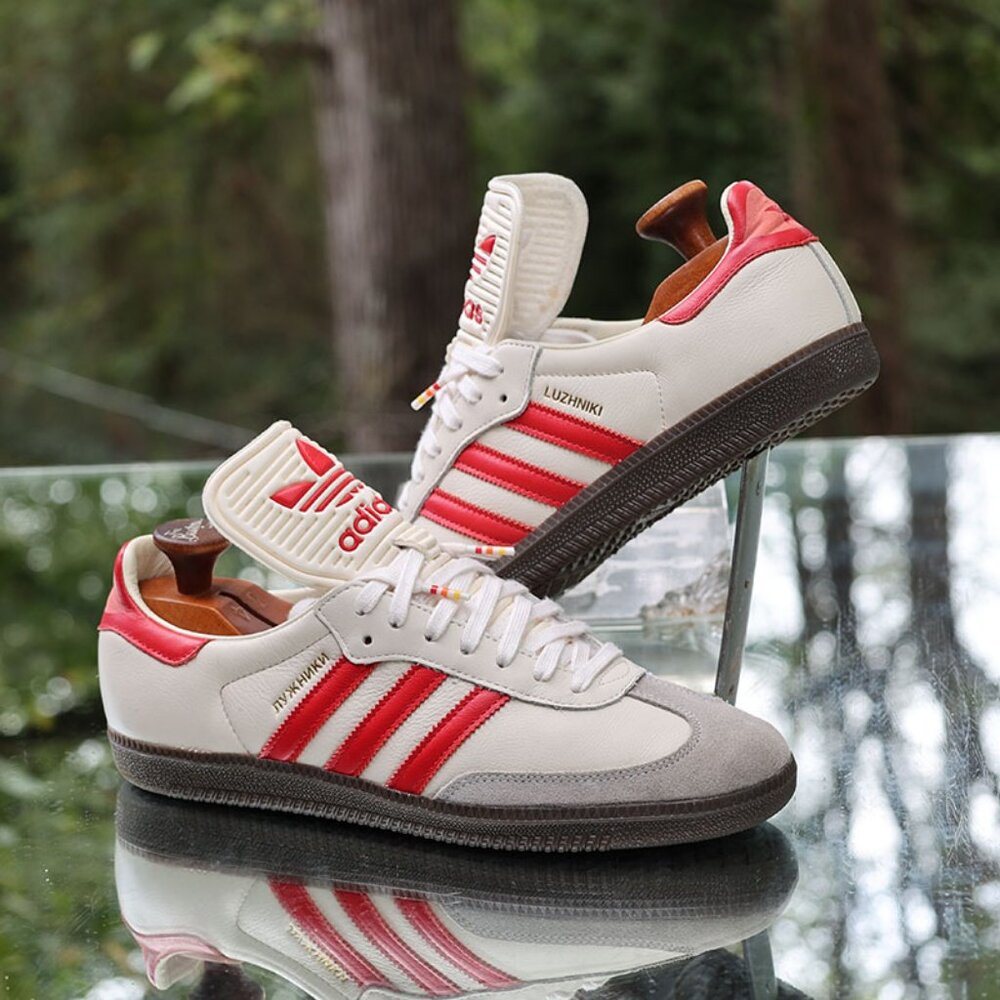 Adidas Samba Classic OG White Scarlet Luzhniki